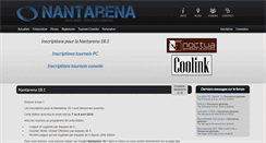 Desktop Screenshot of nantarena.net