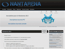 Tablet Screenshot of nantarena.net
